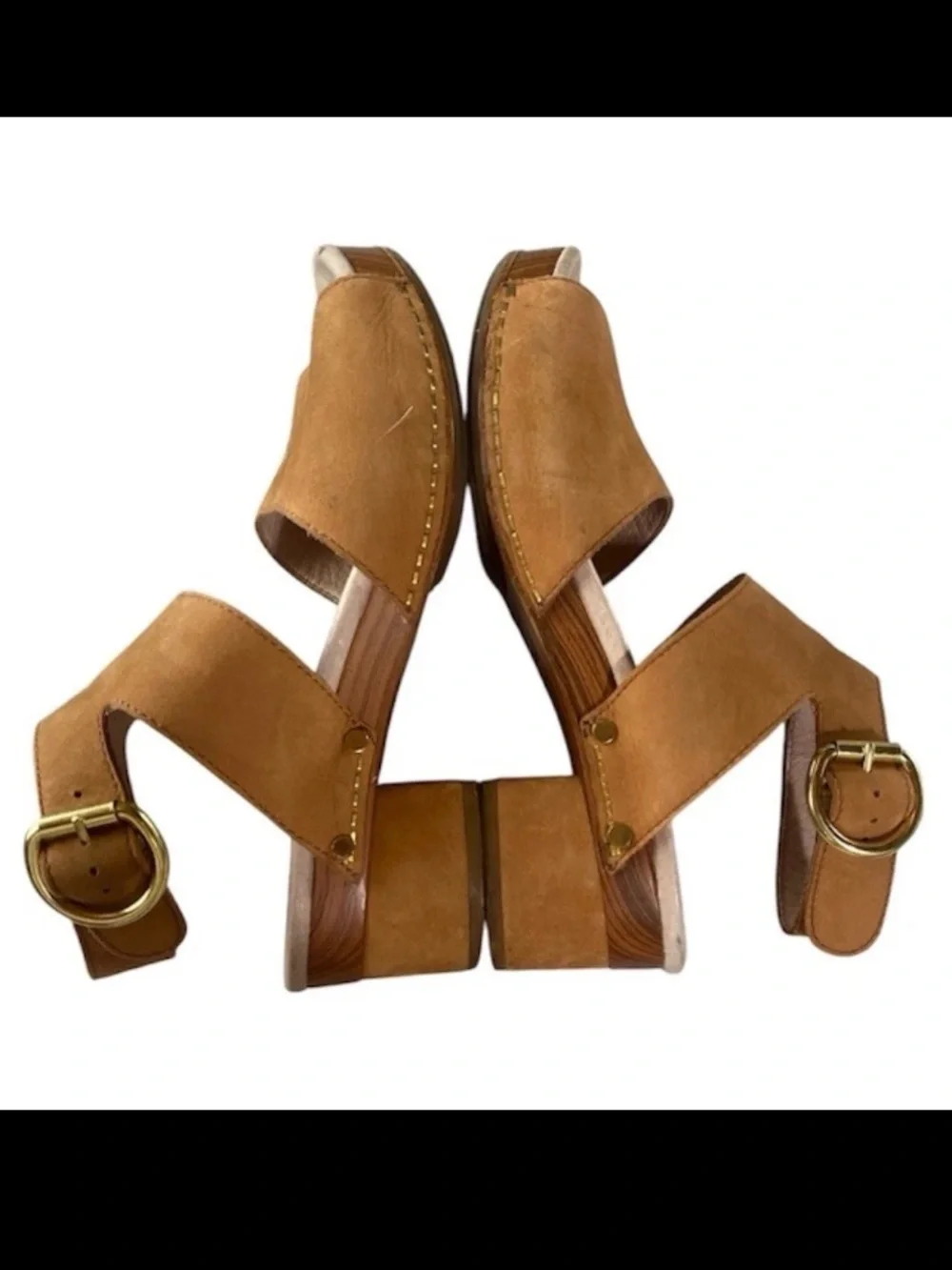 Dansko sandals EU 38 7US  Minka Leather Sandals Nubuck Camel